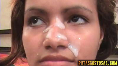 Tinka saab pärast anaalseksi sperma näole